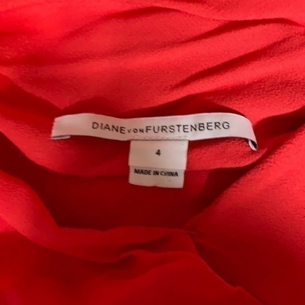 ▶️ Diane Von Furstenberg ◀️ Orange casual dress - Picture 8 of 12